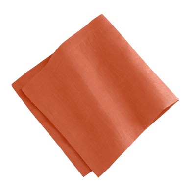Rustic Chic Rust Linen Napkin Set of Four