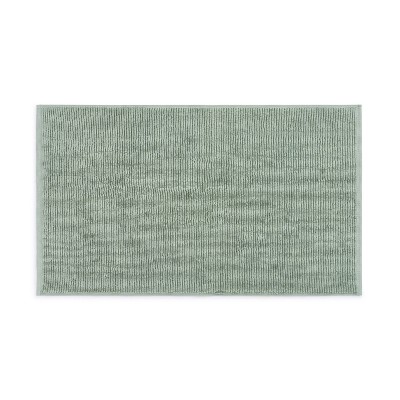 21"x34" Turkish Cotton Bath Rug Green - Wellbe