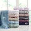 Vynxaria Blue 6 Piece Cotton Bath Towel Set - 4 of 4