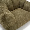 Spassway Chenille Sofa with Armrest Bean Bag for Living Room Single Upholstered Sofa Chair for Bedroom - 4 of 4