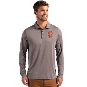 San Francisco Giants Cutter & Buck Coastline Epic Comfort Recycled Mens Long Sleeve Polo - 1 of 1