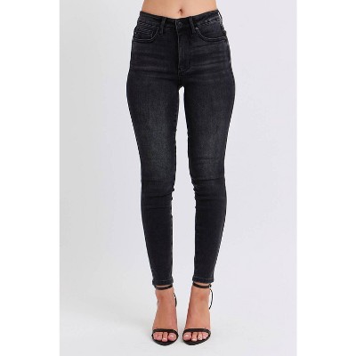 Women's Mid Rise Tummy Control Skinny Jeans Wash - Judy Blue