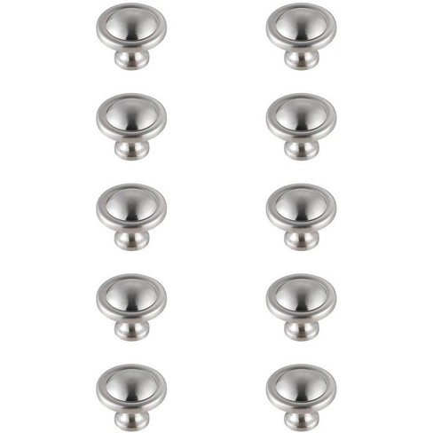 Elegant Lighting Garlande 1.2Inch Diameter Brushed Nickel Mushroom Knob Multipack (Set of 10) - image 1 of 4