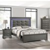 NicBex Nightstand with 2 Drawers,1pc Side Table with Storage Space and Metal Handle,Modern Bedside Table for Bedroom,Living Room - 2 of 4