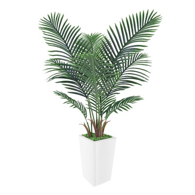 Artificial Tree in Pot with Realistic Leaves & Natural Wood Trunk 5FT/6FT/7FT/8FT