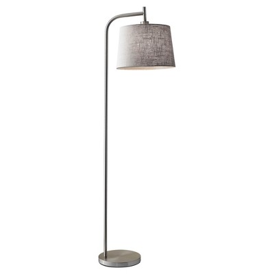 58" Blake Floor Lamp Silver - Adesso