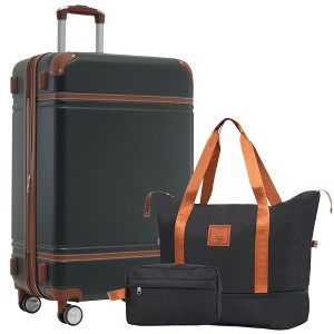 Kumasinova 24/28"Luggage Sets 3 Pcs Suitcases with Spinner Wheels,ABS Hard Case Luggage with TSA Lock,Airline-Approved Durable Luggage - 1 of 4