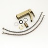 Grungis Single Hole Bathroom Sink Faucet,Waterfall Bathroom Faucets for Home Sinks - 4 of 4