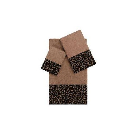 Animal print towel discount set