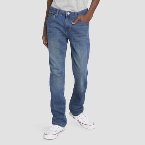 Levi's® Boys' 511 Slim Fit Performance Jeans - Well Worn Light Wash 7 :  Target