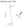 Unique Bargains High Manganese Steel Kitchen Garden Bathroom S-shaped Hooks and Hangers 3 Pcs - 2 of 4