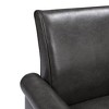 VYNXARIA Dark Grey PU Leather Accent Chair for Living Room, Bedroom & Office - 4 of 4