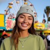 Dalix Espresso Martini Embroidered Beanie Food Warm Winter Knit Hat Women - 3 of 4
