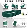 Galvanized Steel Oval Outdoor Raised Garden Beds Anti-Rust Metal Planter Box for Garden (2-Pack) - 4 of 4