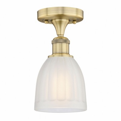 Brookfield - 1 Light Semi-Flush Mount In Industrial Style-9.75 Inches Tall and 5.75 Inches Wide