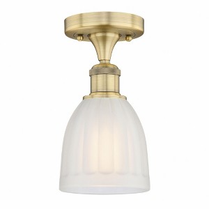 Brookfield - 1 Light Semi-Flush Mount In Industrial Style-9.75 Inches Tall and 5.75 Inches Wide - 1 of 1