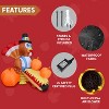 Joyfy 6 FT Thanksgiving Inflatable Turkey Pushing Cart with Built-in LEDs, Pumpkin Turkey for Indoor Outdoor Party Yard Garden, Blow Up Decoration - 4 of 4