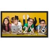 PosterPalooza | Panoramic Minimalist Black Picture Frame - UV Acrylic, Foam Board Backing, Hanging Hardware - 2 of 4