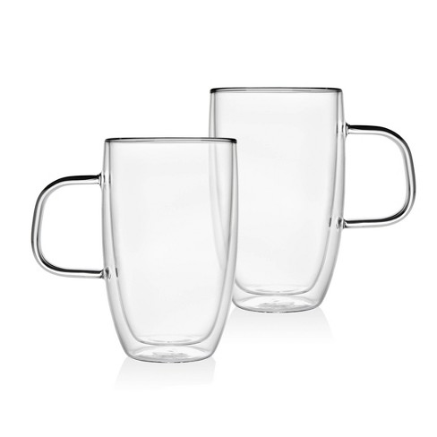 Contessa Cappuccino Double Wall Mug, Set of 2 – Godinger