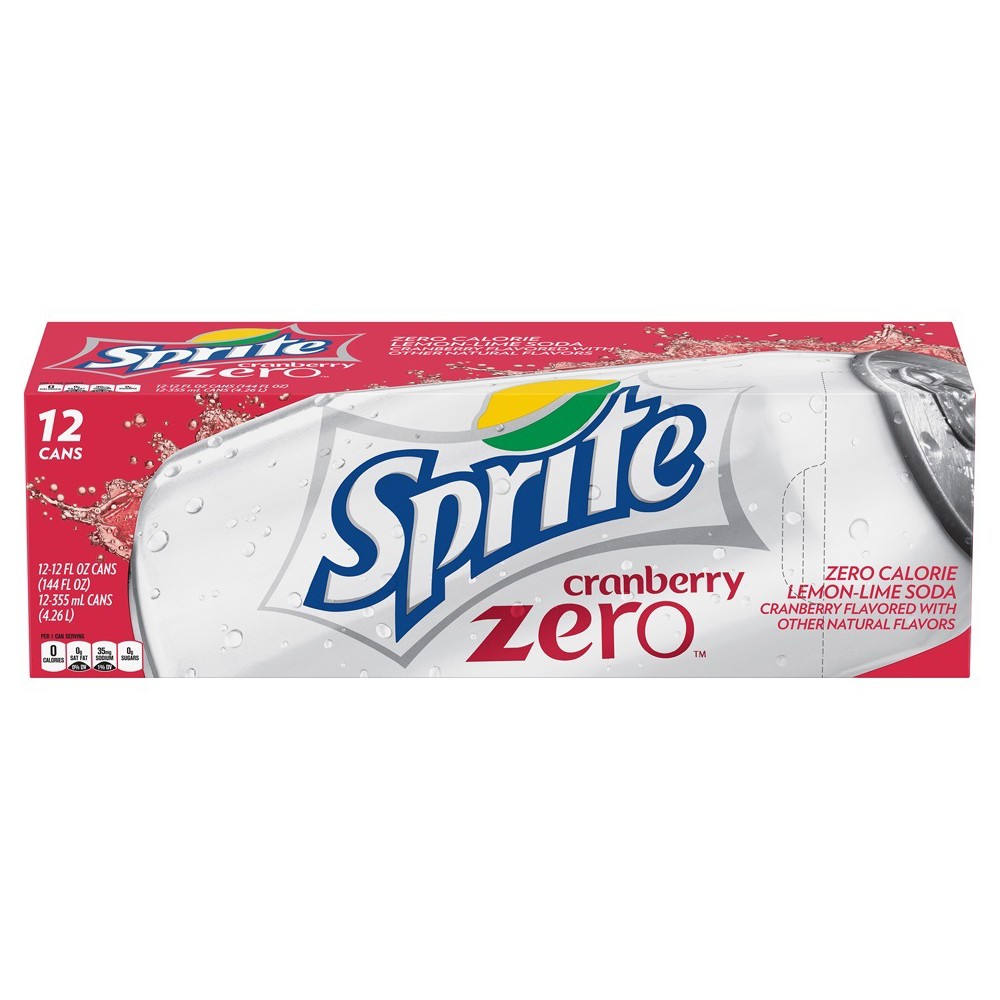 UPC 049000061635 product image for Sprite Zero Cranberry - 12pk/12 fl oz Cans | upcitemdb.com