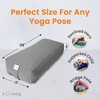 Sol Living Yoga Bolster Pillow with Removable Cover Rectangle - 4 of 4
