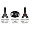 A Day in Paris Eiffel Tower Reusable Straws 10ct