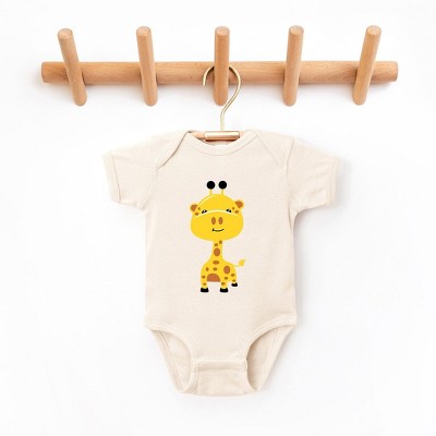 The Juniper Shop Giraffe Colorful Baby Bodysuit