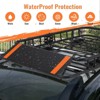 Acekool Roof Rack Cargo Basket Steel Carrier with Wind Deflector for SUVs, Trucks, and RVs - 4 of 4