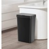 LunaLulinlk 13.2 Gallon Trash Can, Plastic Motion Sensor Kitchen Trash Can, Black - 2 of 4