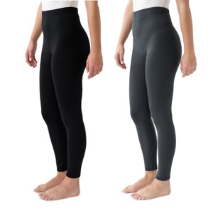 MUK LUKS Women's 2 Pack Leggings - 1 of 2