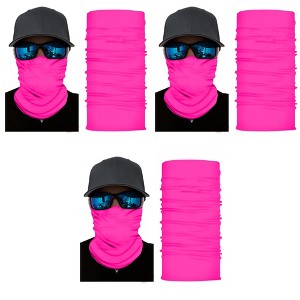 3 Pack Neck Gaiters Lightweight and Breathable Face and Neck Covers - 1 of 4