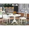 Round Kitchen Dining Table Set - 5 Piece Dinette Table & Chairs - Modern Design - 2 of 4