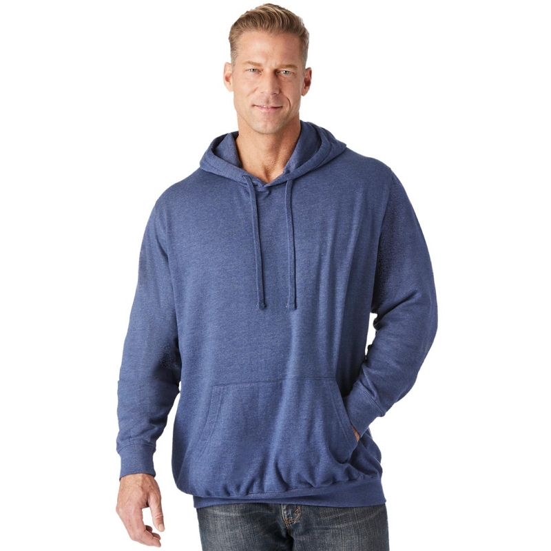 KingSize Men's Big & Tall Tall Ultra-Comfort Fleece Pullover, 1 of 2