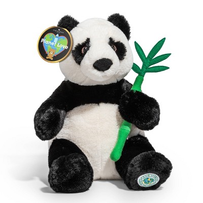 Photo 1 of FAO Schwarz Planet Love Recycled Bottle Panda - 10&#34; Toy Plush