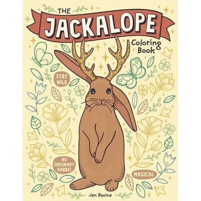 The Jackalope Coloring Book - by  Jen Racine (Paperback)