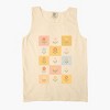 Simply Sage Market Checkered Floral Chart Garment Dyed Tank - 3 of 3