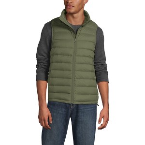 Lands' End Men's Wanderweight Ultralight Packable Down Vest - 1 of 4