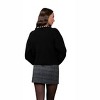 Women's Pearl Trim Cardigan - Blu Pepper L - image 3 of 3