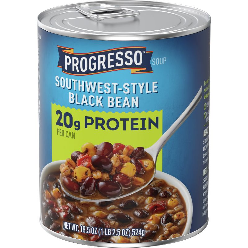 Progresso High Protein Southwest style Black Bean Soup - 18.5oz, 4 of 10