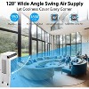Evaporative Air Cooler, 1800 CFM Swamp Cooler with 8.4 Gal Water Tank, 120° Oscillation Water Cooling Fan with 3 Modes and Wind Speeds - 4 of 4