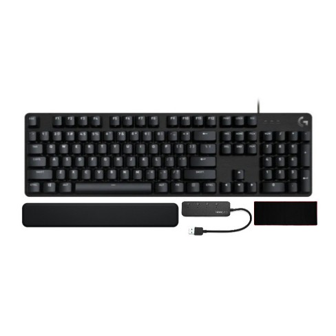 Tage en risiko Knogle kurve Logitech G413 Se Full-size Wired Mechanical Tactile Switch Keyboard Bundle  : Target