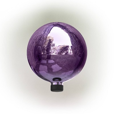 Alpine 10" Glass Gazing Globe Electric Purple