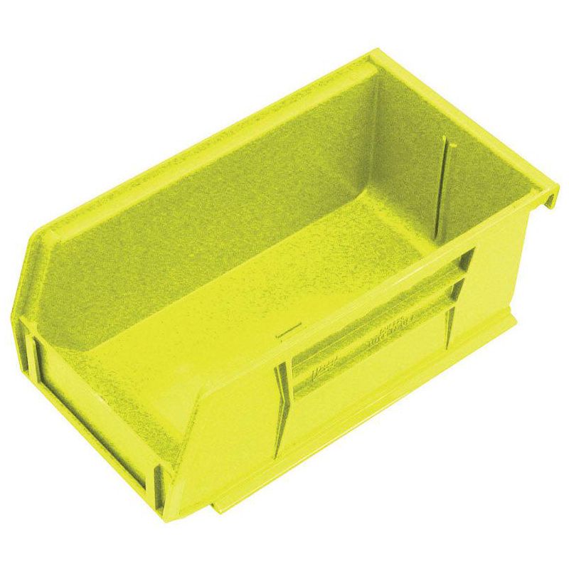 Quantum Storage 4-1/8 in. W X 2-13/16 in. H Storage Bin Polypropylene 1 compartments Yellow, 1 of 3