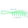 Unique Bargains Anti Static Hair Comb Wide Tooth for Thick Curly Hair Hair Care Detangling Comb For Wet and Dry 3 Pcs - 4 of 4