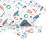 Two-Sided "Seas N' Wishes" Heavyweight Christmas/Holiday Gift Wrap by Ramus & Co (Eight Sheets) - 2 of 4