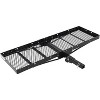 Hitch Mount Cargo Carrier Basket, Hauling Weight Capacity of 500 Lbs Hitch Cargo Carrier Rear Luggage Basket for Car SUV Camping Traveling - 3 of 4