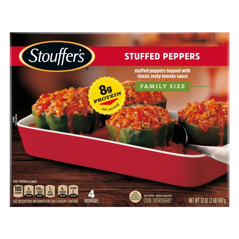 Stouffer&#39;s Family Size Frozen Stuffed Peppers - 32oz, 1 of 8