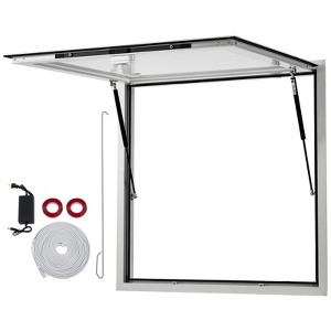 Concession Serving Window, Aluminum Food Truck Window with Awning - 1 of 4