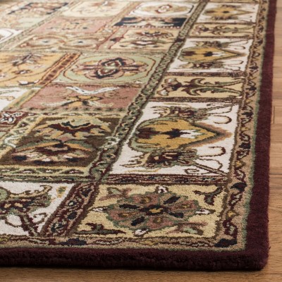 Ivory Elegance Round Hand-Tufted Wool Area Rug, 47"