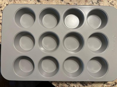 CARAWAY HOME Non-Stick Ceramic Muffin Pan in Slate BW-MFFN-SLA - The Home  Depot